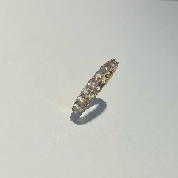 Jewel Ring - Gold Plated - Tarnish Free-Waterproof - Hypo Allergy 0