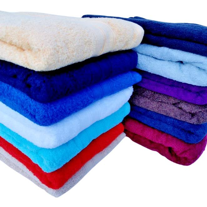 Set of 2 Luxury 100% Cotton Bath Towels 70 x 130cm, 520 GSM Amazing Bath Towel 1