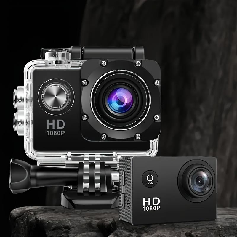 This Is a 1080P HD Action Camera Featuring Ultra HD Recording, a 140° Wide-Angle Lens, a 5.08Cm LCD Screen, Designed for Outdoor Sports Recording, with Automatic Exposure, Digital Stabilization, a Fisheye Lens, And Powered by Battery Or USB, Saving Files 4