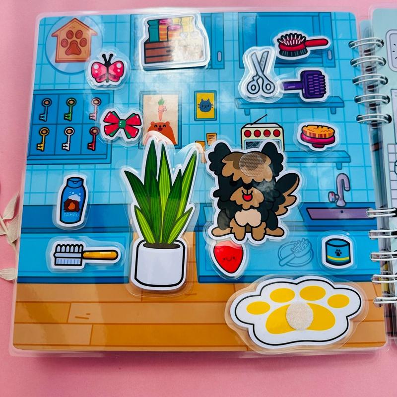 Toca Pets Velcro Book with Pets - Educational Toy for Kids 6