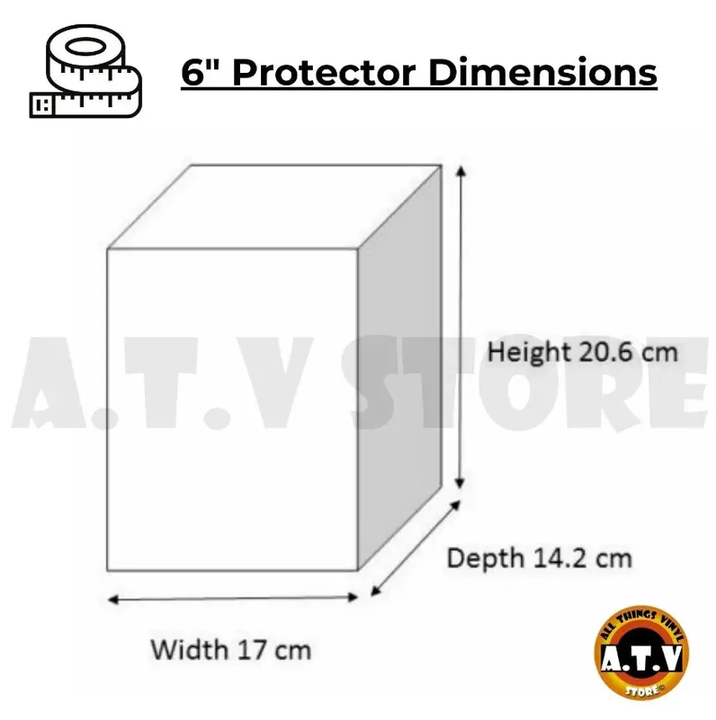 ATV Protectors / cases 0.40mm For 6" Funko Pops 5