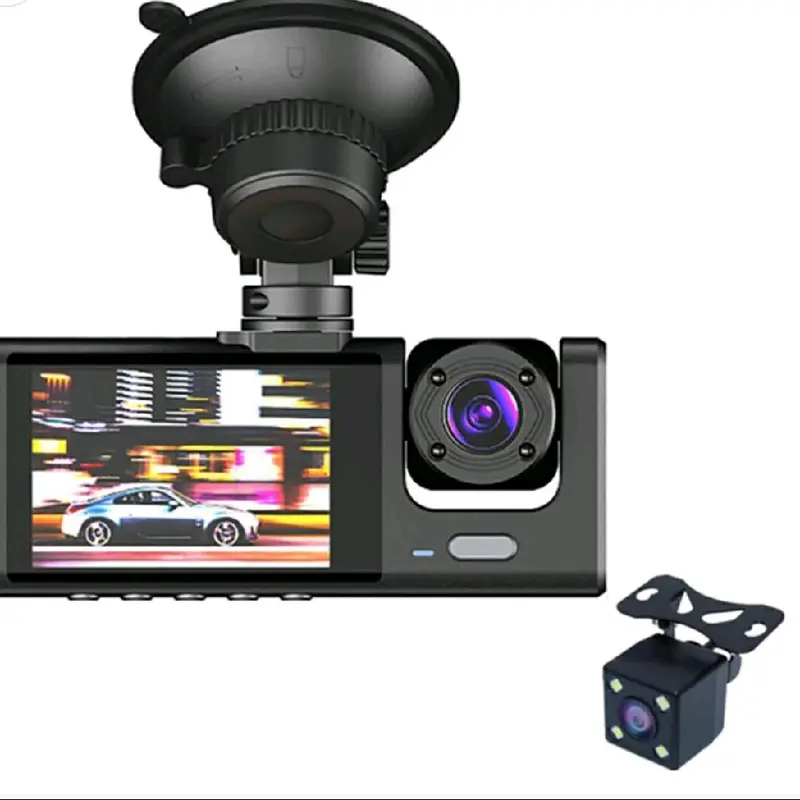 Front and Rear Car Dashboard recording Camra  1080P Dual Lens Car Dash Cam Recorder G Sensor DVR Front And Rear Camera Video 1