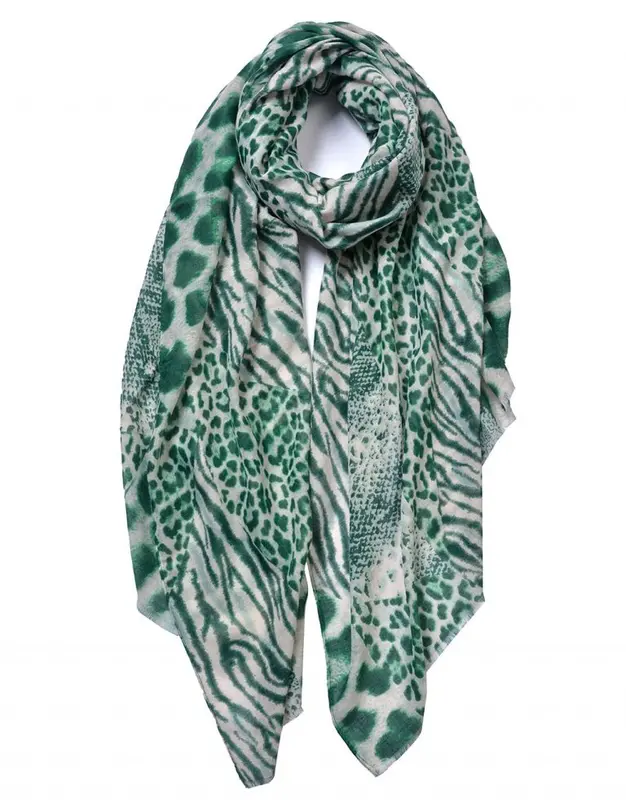 Women Head Neck Wrap Scarf Stylish Leopard & Zebra Print Ladies Scarves 6656 3