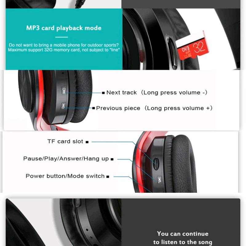 headphones wireless Bluetooth Earphones 5