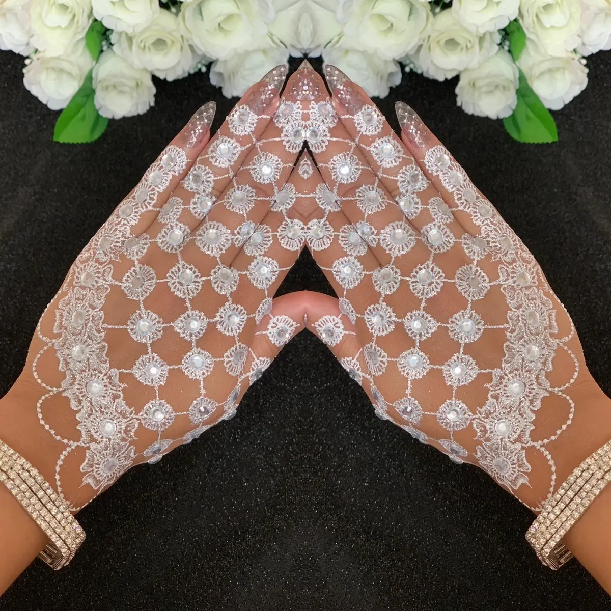 White henna Waterproof 10g small cone.