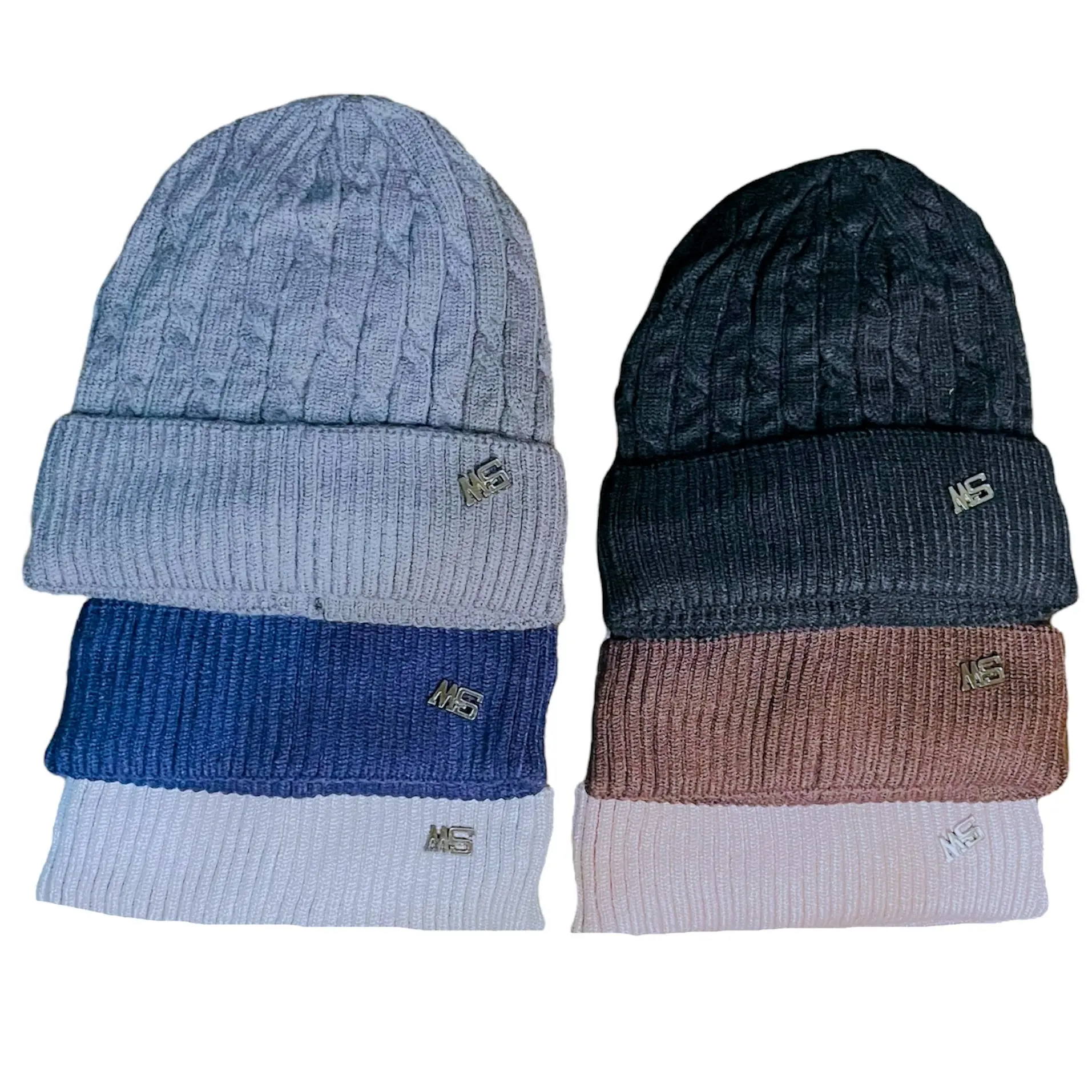 Aureyah Organic Wool Beanie for Men – Warm Knitted Winter Hat with Soft Faux Fur Lining, Perfect for Skiing and Everyday Wear