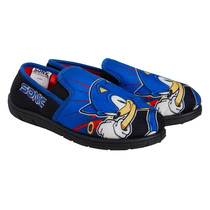 Sonic Jackson Boys Slippers - Sonic The Hedgehog - UK Sizes 9-3