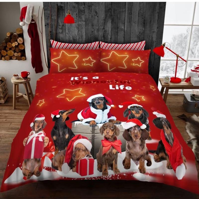 Christmas Duvet cover set ,winter wounderland-Polycotton Blend, Available in Single, Double, and king size 3