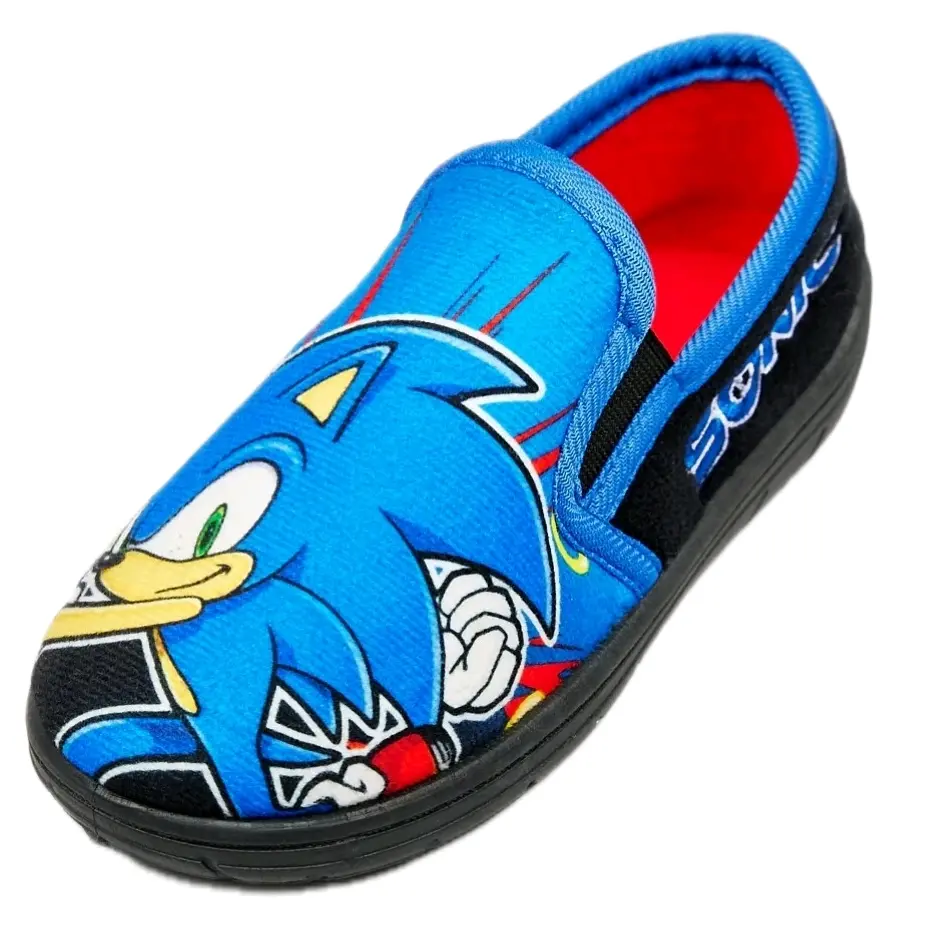 Boys Sonic the hedgehog Indoor Slippers for Kids Footwear