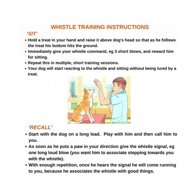 Dog Whistle Trainer, Recall, Stop Barking, Not Silent Pet Puppy Cat Training. 6