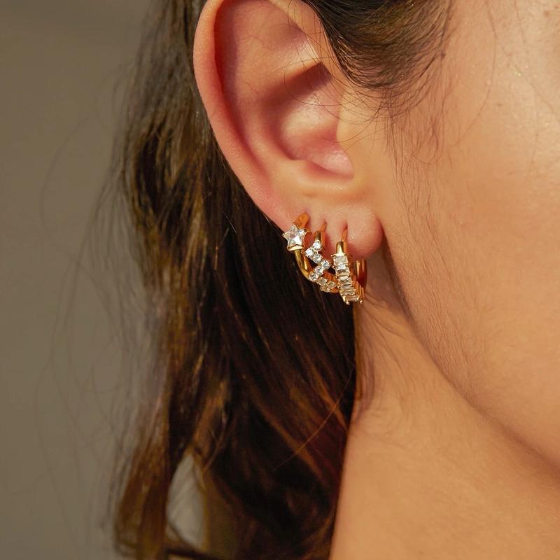 Cluster Huggie Hoops 2