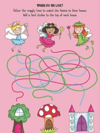 Youngland My Fun Sticker Activity Books – Pack of 4 – Pirates, Monsters , Unicorn & Princess 7