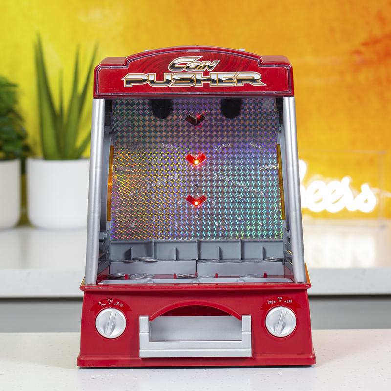 Global Gizmos Arcade Coin Pusher Game - Fairground Game - Tipping Point Penny Arcade 3