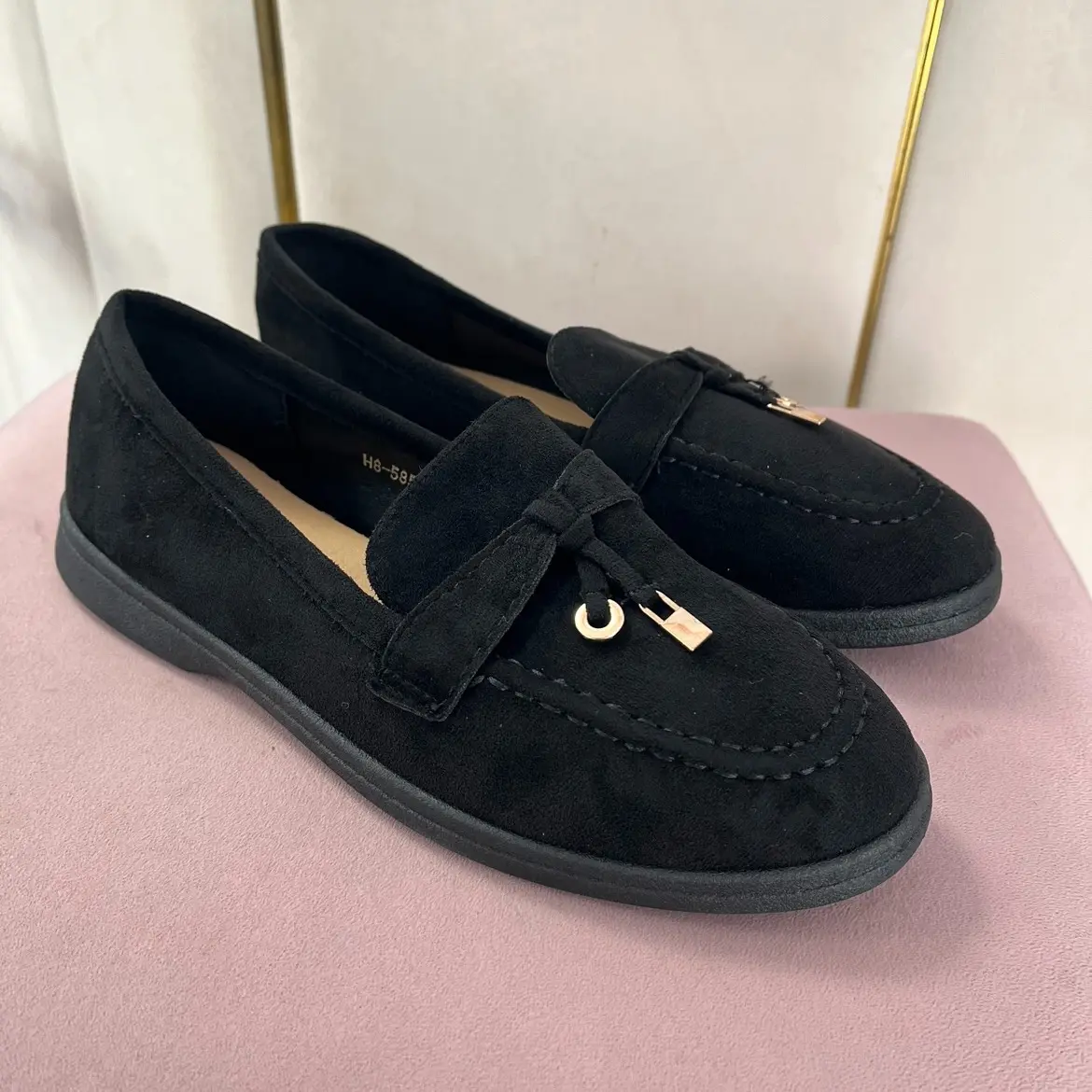 Gillian Faux Suede Loafers