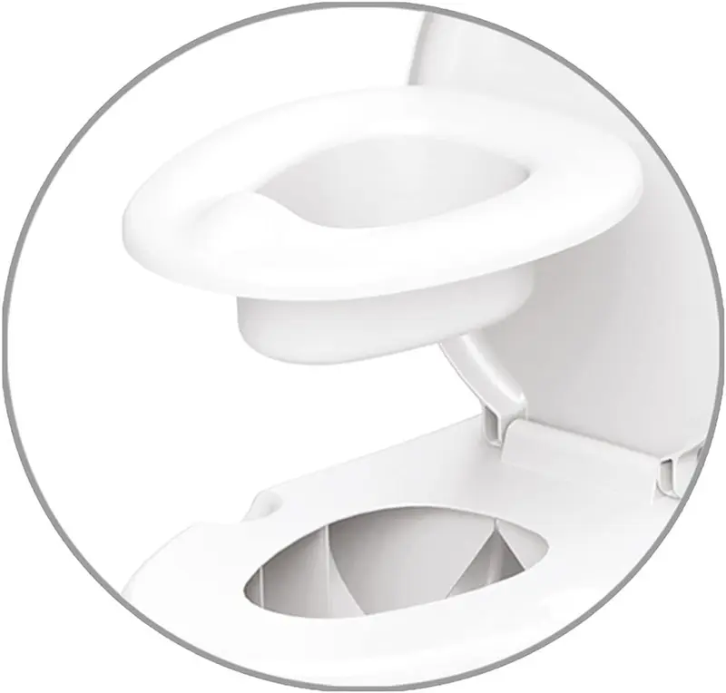 Toddler Educational Potty Training Toilet, White - 18 Months+ 4