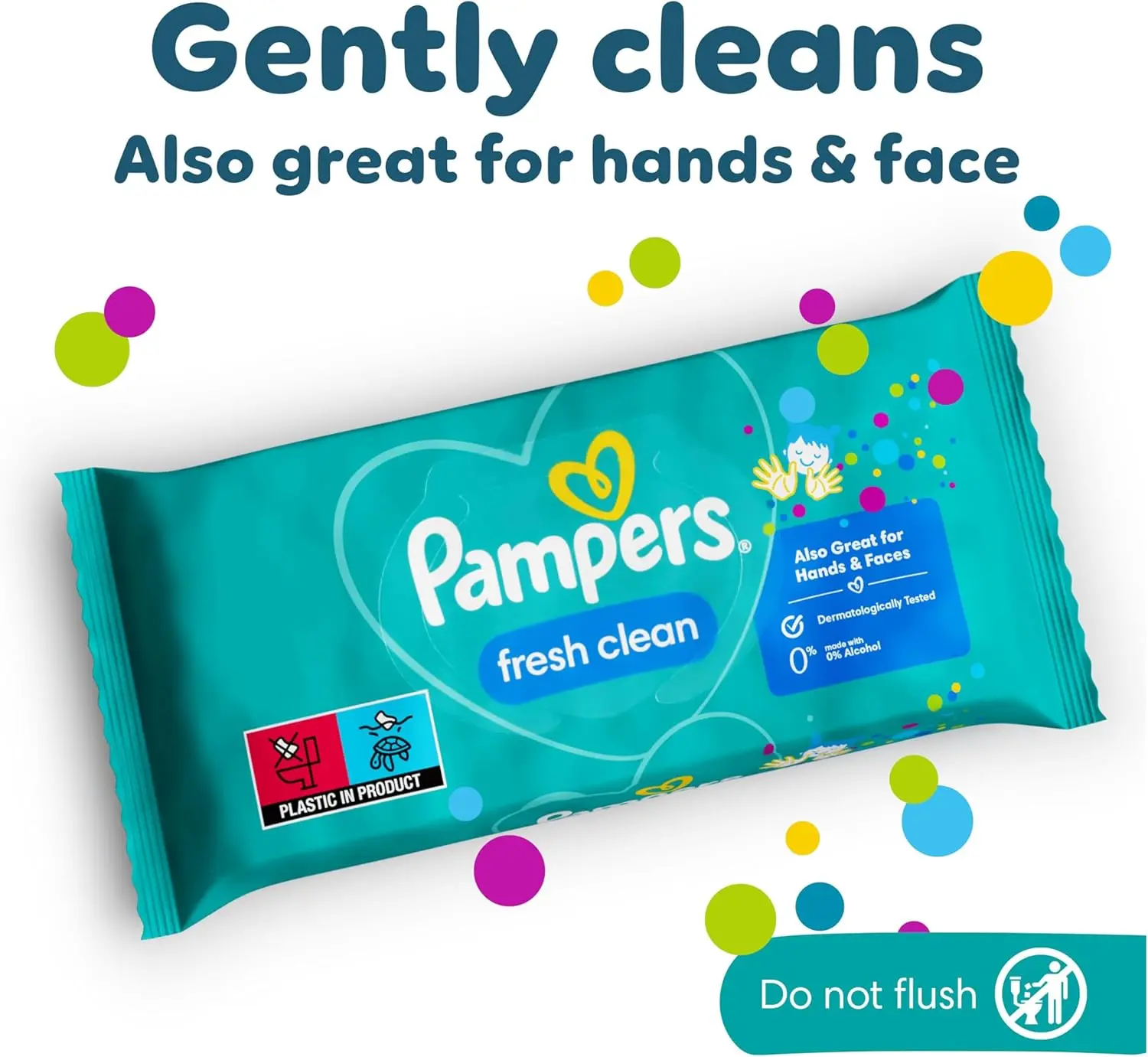 Baby Wipes 3 Pack of 80 Wipes Baby Wet Wipes, Also Great For Hands And Faces
