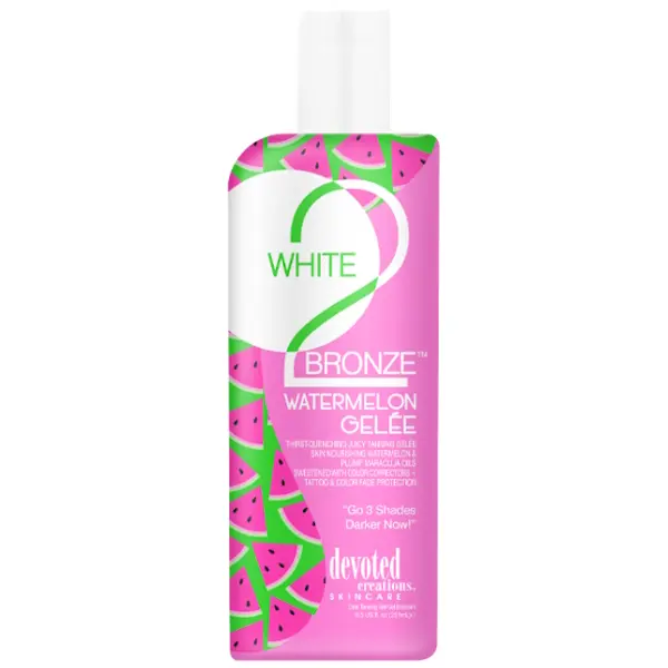 Devoted Creations White 2 Bronze Watermelon Gelee 250ml Thirst-Quenching Juicy Tanning Gelée 0