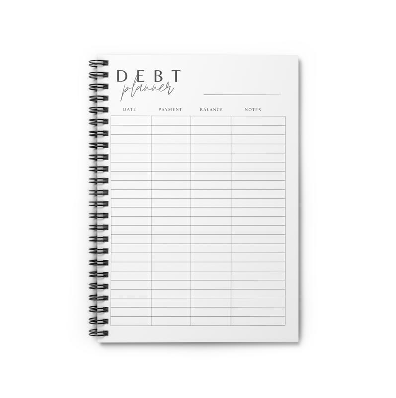 Marble Bill Tracker & Debt Planner Bundle A5 Two Book Bundle Stationery Planner Bundle 1