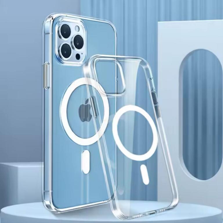 Transparent Case with MagSafe for iPhone 16 /16 pro, Max Shockproof Clear Cover Phonecase Protector Smartphone Accessories Handheld Protection 5