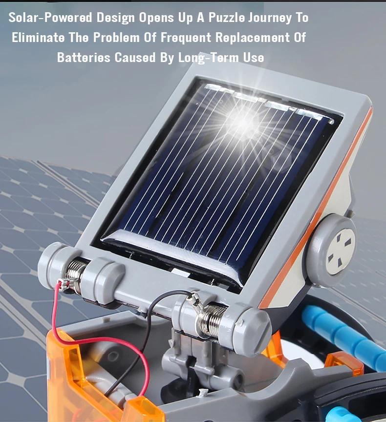 Product Introduction of 12 in 1 Science Experiment Solar Robot Toy DIY Building Powered Learning Tool Education Robots Technological Gadgets Kit for Kid 14