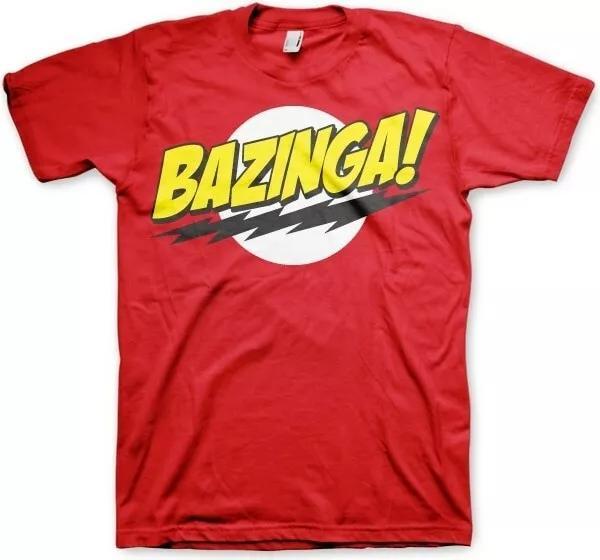 The Big Bang Theory Bazinga Super Logo Menswear Medium T-Shirt 2