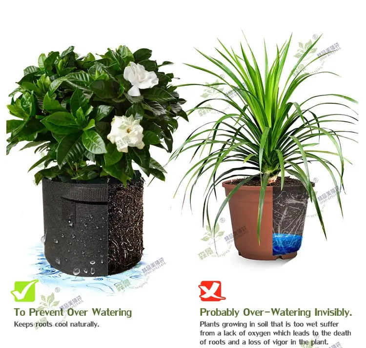 UK Stock 7 Gallon Growing Planting Bag Vegetable Tomato Potato Grow Bag Pot Plant Bag 4