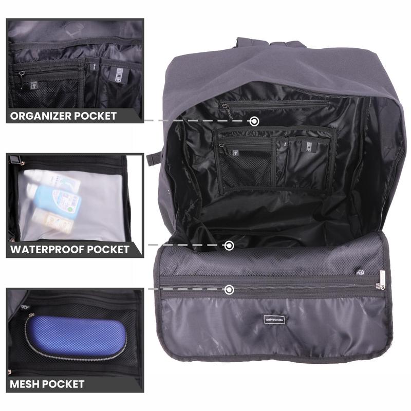 Aerolite 45x36x20cm Easyjet Maximum Eco-Friendly Super Premium Quality  With Removable Small Carry Pouch Recycled Eco-Friendly, Shower-Resistant Cabin Luggage Approved Travel Carry On Flight Rucksack with 10 Year Warranty backpack touchy 7