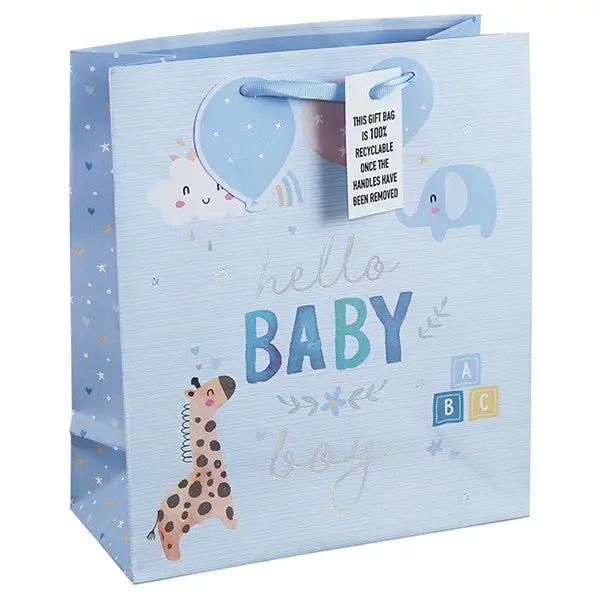 New Baby Boy Gift Bag - Medium
