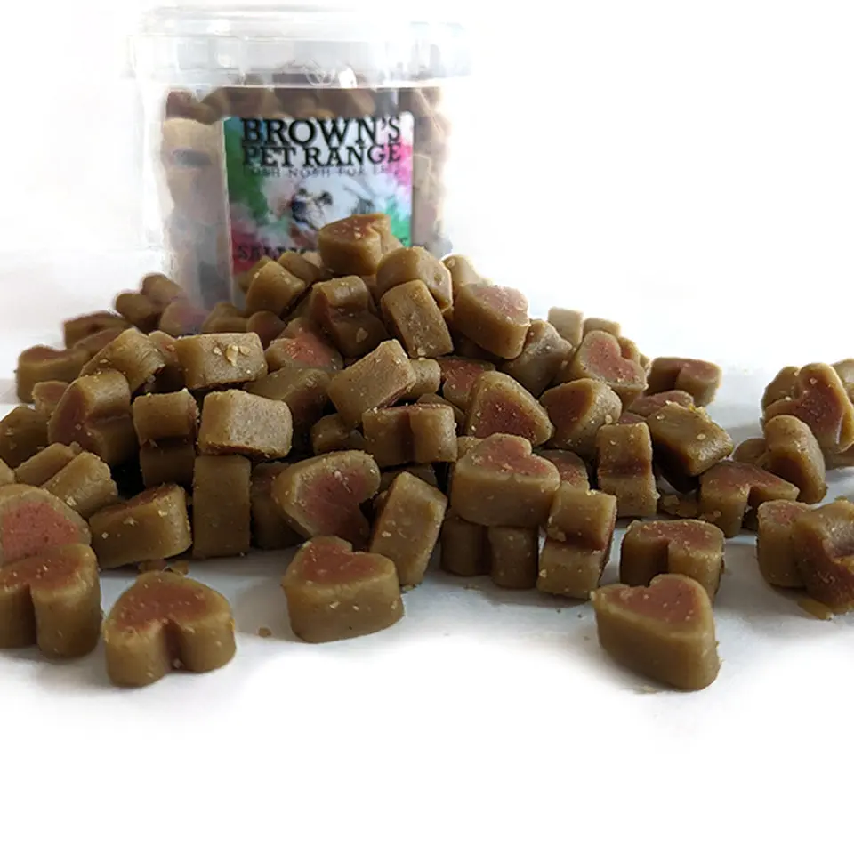 Salmon & Rice Hearts Training Treats