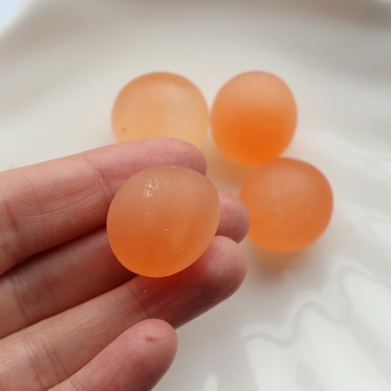 Orange Selenite Tumblestone - Natural Healing Stone 2