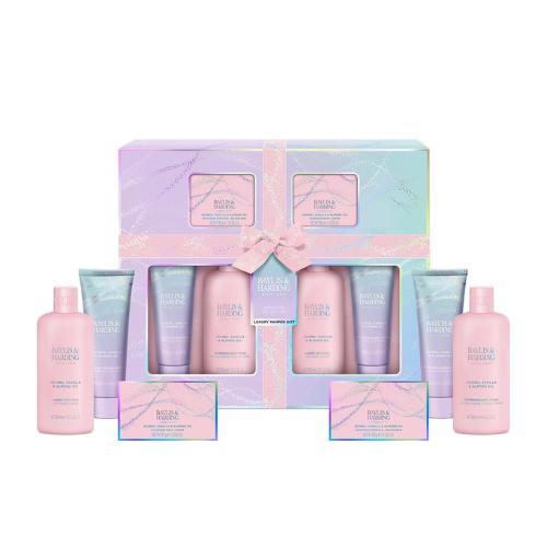 Product Introduction of Baylis & Harding Jojoba, Vanilla & Almond Oil Luxury Pamper Gift Set (Pack of 1) - Vegan Friendly Body Care Comfort Soothing Cosmetics Skincare Skin Repair Multicolor 3