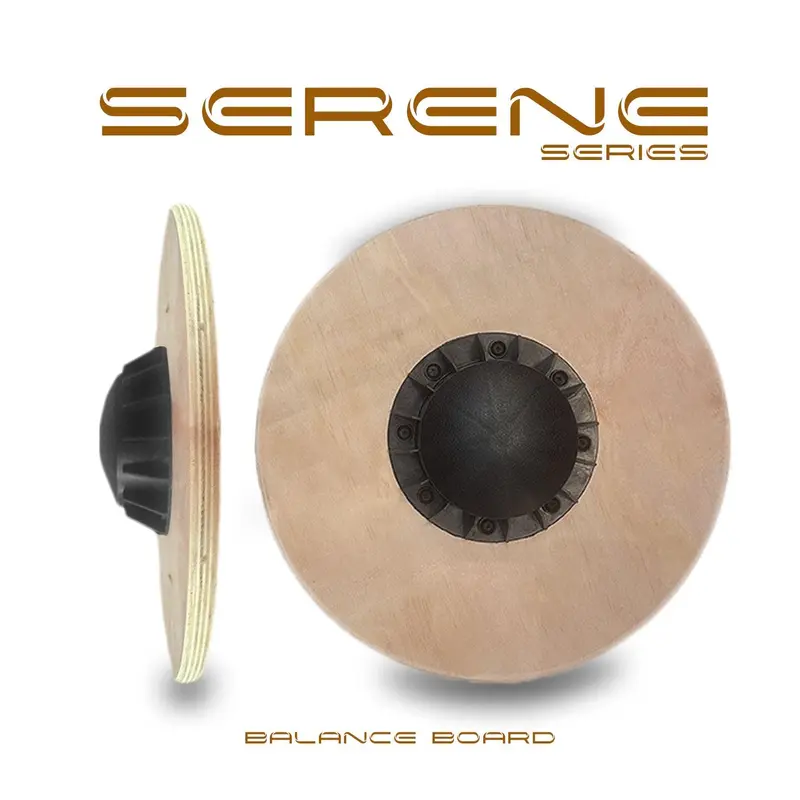 Round Wooden Balance Board - Wobble Board - Exercise Balance Trainer 4