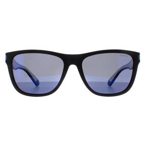 Polaroid Sunglasses PLD 2138/S 0VK 5X Matte Black Blue Blue Mirror Polarized