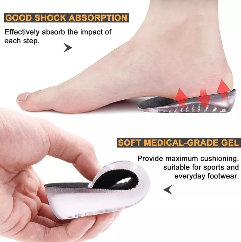Product Introduction of Mens Shoe Height Increase Insoles - Gel Heel Wedges Boost - 3.5cm - Comfort, Footwear Active Designer 5