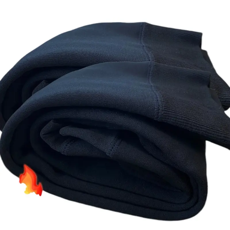 Women's Plush Thermal Leggings - Black, Stretchy, Soft, Tummy Control, Winter Fabric - Faux, Fit Fit Faux Fur Medium Casual 8