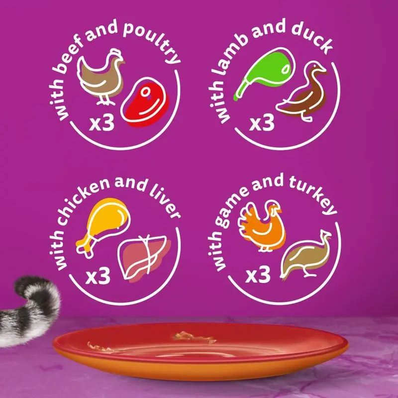 Whiskas 1+ Duo Meaty Combos in Jelly for Cats 2