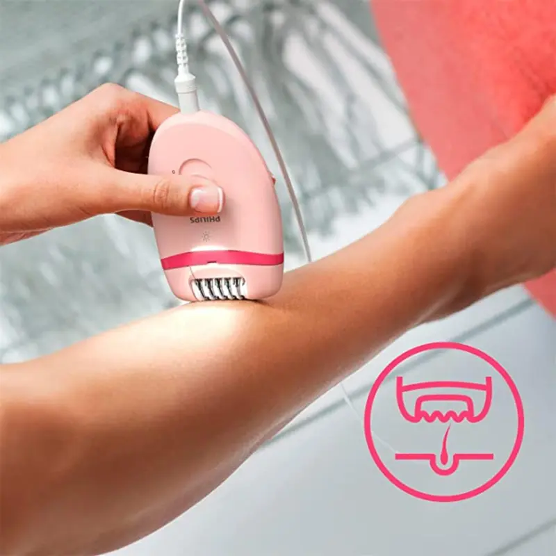 Philips Satinelle Essential Corded Epilator with 5 Attachments - BRE285/00 2