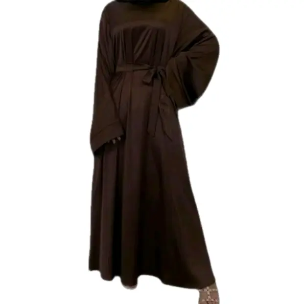 Laylah لَيْلَة Silk Satin glam abayas in minimalist style 2