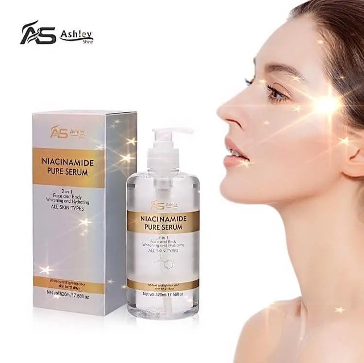 AS Ashley Niacinamide Pure Serum or Hyaluronic Acid Pure Serum Face and Body 500ml