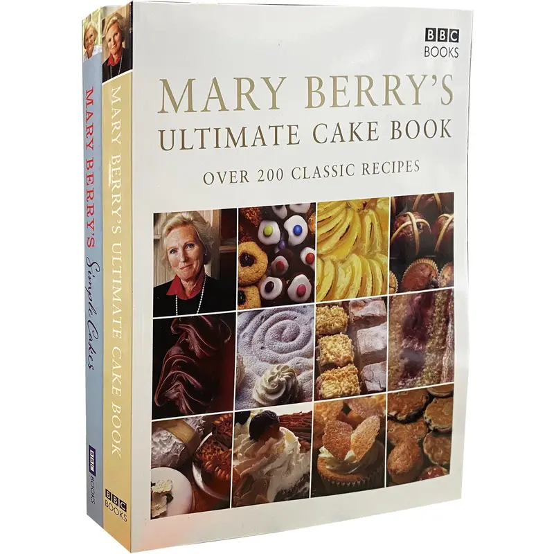 Mary Berry's Ultimate Simple Cake 2 Books Collection Set Over 200 Classic Delicious Step by Step Recipes 1