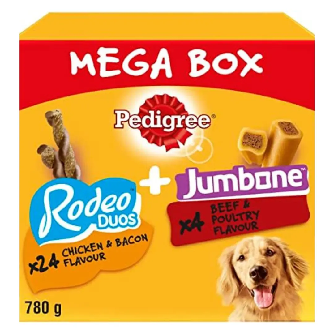 Mega Pedigree Multipack Dog Treat Snacks, Mega Box