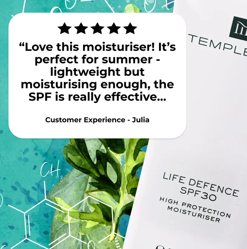TEMPLESPA LIFE DEFENCE SPF 30 High Protection Moisturiser 6