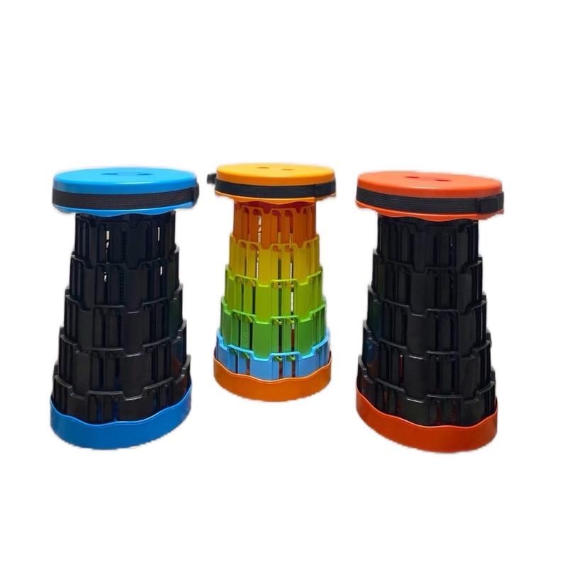 Telescopic Stool Folding Portable Retractable Camping Stool 0