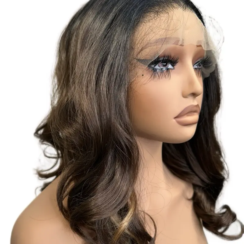 18 Inch Heat Resistant Synthetic Lace Front Wig - Pre Plucked Hairline 4