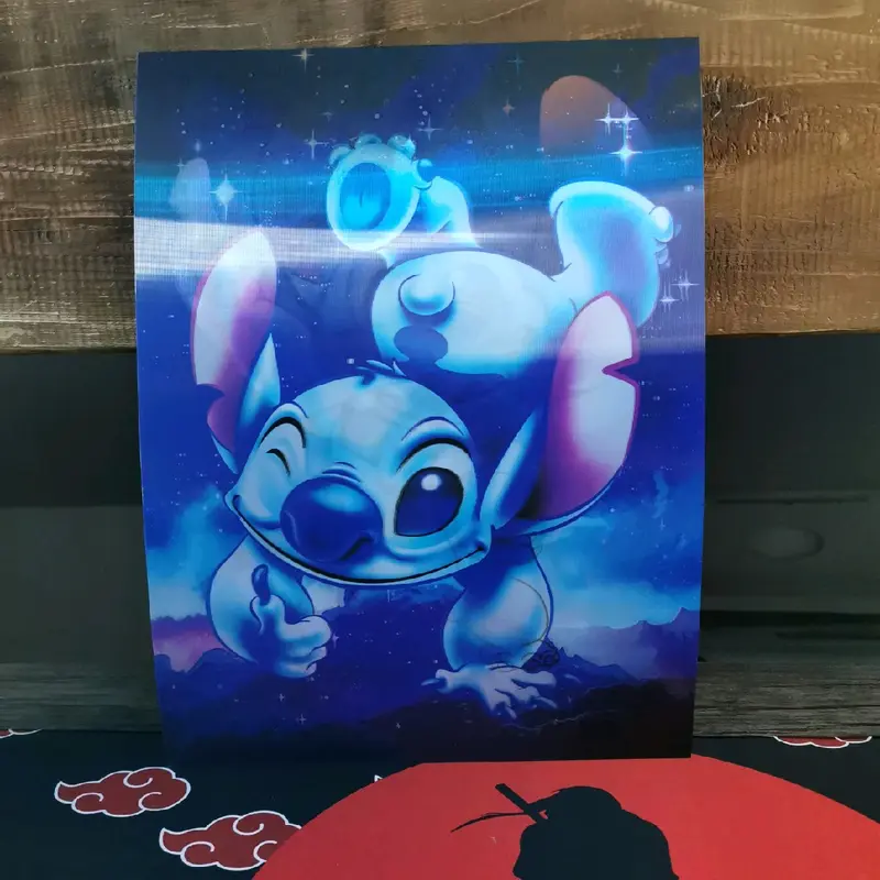 3D lenticular poster of Stitch 0