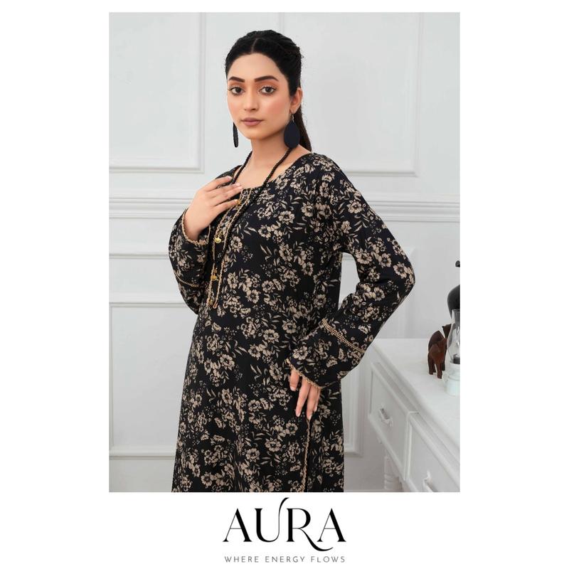 ASHYANA Vol 15 | Embroidered Linen 2pc Readymade  | ARW06 1