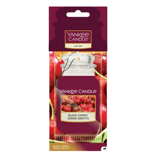Yankee Candle 2d Hanging Car Air Freshener Black Cherry Scent