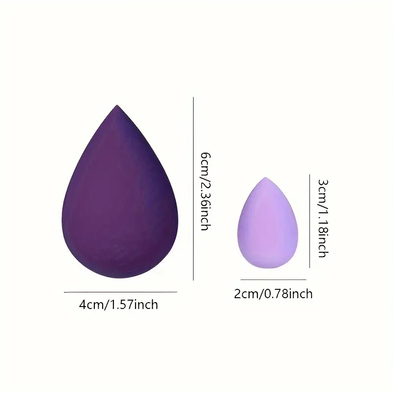 7pcs Hydrophilic Polyurethane Makeup Sponges, Unscented Beauty Blender Set, Skin-Friendly Foundation & Concealer Application Tools, with Air Cushion Design for All Skin Types 4