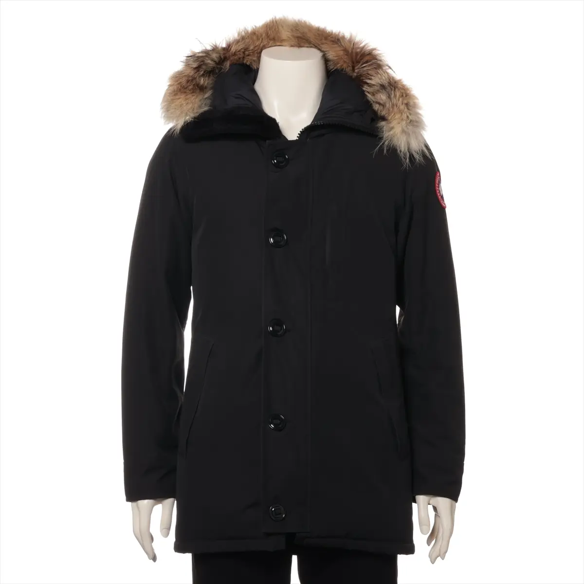 Preowned Canada Goose Mens JASPER Cotton & Polyester Down jacket S Black 3438JM #372