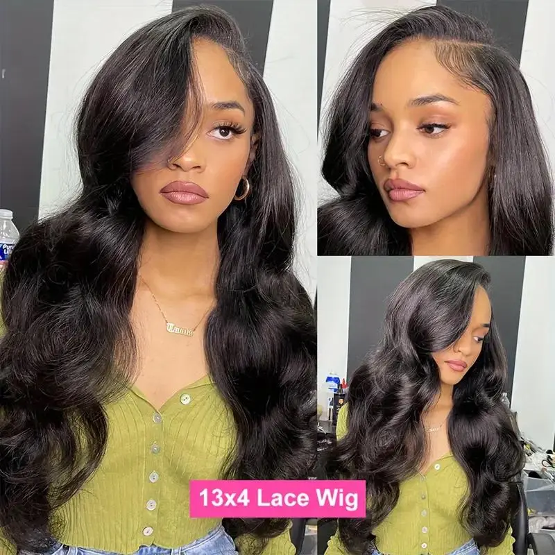 Gabrielle HD Transparent 13x6 Body Wave Lace Frontal Wig Human Hair 13x4 Remy Lace Front Brazilian 4x4 Glueless Wigs For Women 4